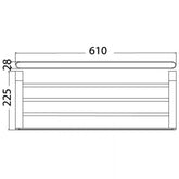 Acl Dove Towel Rack Shelf